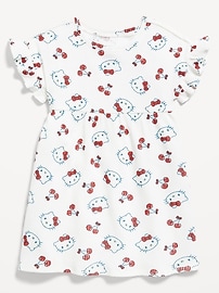 Image number 2 showing, Ruffle-Sleeve Licensed Graphic Dress for Toddler Girls