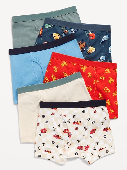 View large product image 1 of 1. Disney/Pixar© Cars Boxer-Briefs Underwear 6-Pack for Toddler Boys