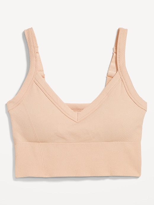 Image number 4 showing, Light Support Fluid Seamless Longline Sports Bra