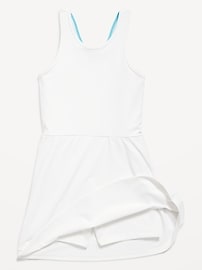 View large product image 4 of 5. PowerSoft Sleeveless Ribbed Athletic Dress for Girls