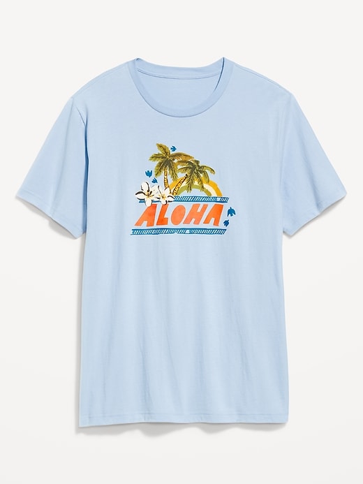 View large product image 1 of 1. Crew-Neck Graphic T-Shirt