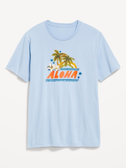 T-shirt ras du cou à imprimé
