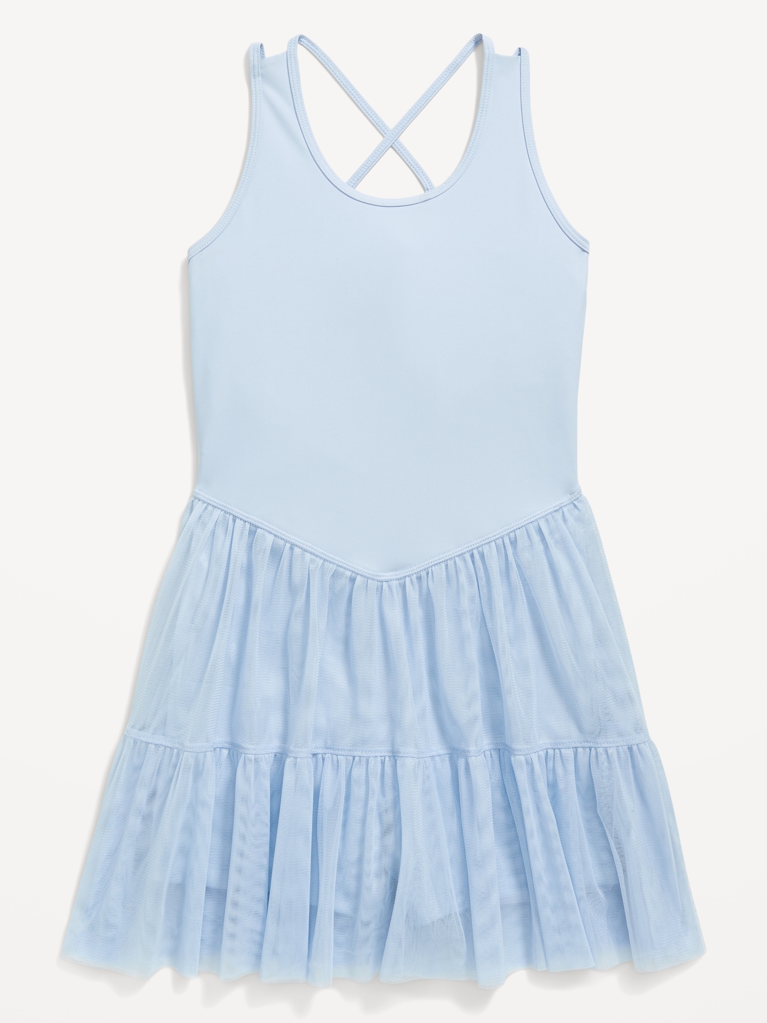 PowerSoft Sleeveless Tutu Athletic Dress for Girls