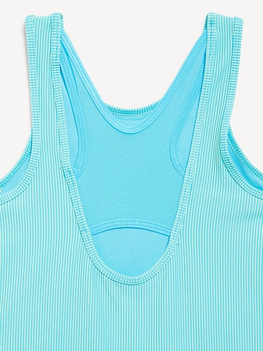 L'image numéro 6 présente Robe de sport côtelée sans manches PowerSoft pour fille
