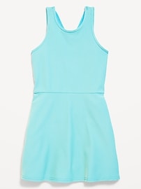 View large product image 4 of 6. PowerSoft Sleeveless Ribbed Athletic Dress for Girls