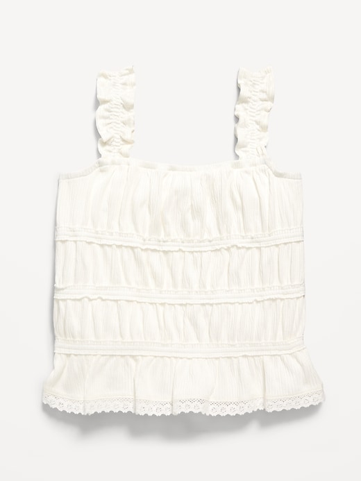 View large product image 2 of 3. Fitted Smocked Tank Top for Girls