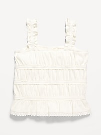 View large product image 3 of 3. Fitted Smocked Tank Top for Girls
