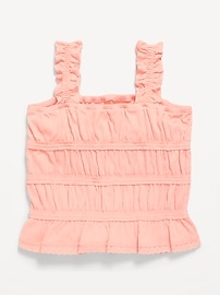 View large product image 3 of 3. Fitted Smocked Tank Top for Girls