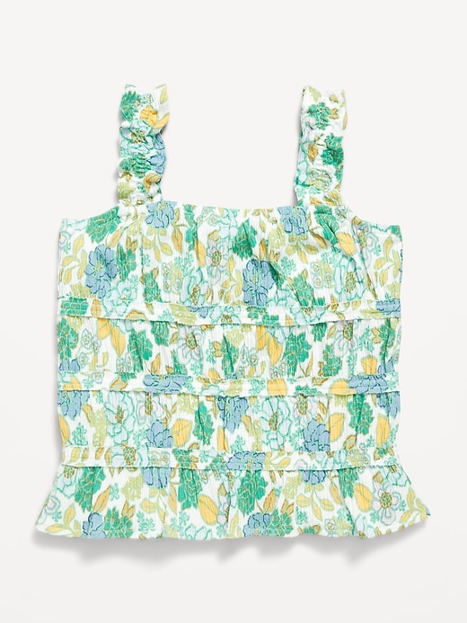 View large product image 2 of 3. Fitted Smocked Tank Top for Girls