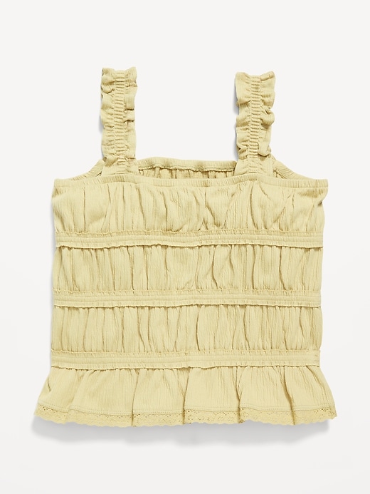 Image number 3 showing, Fitted Smocked Tank Top for Girls