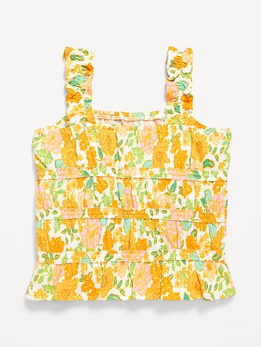 Image number 3 showing, Fitted Smocked Tank Top for Girls