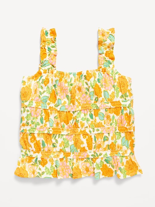 View large product image 2 of 3. Fitted Smocked Tank Top for Girls