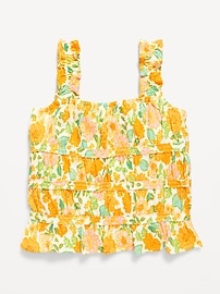 Image number 2 showing, Fitted Smocked Tank Top for Girls