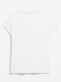 View large product image 3 of 3. School Uniform Jersey-Knit Polo Shirt for Girls
