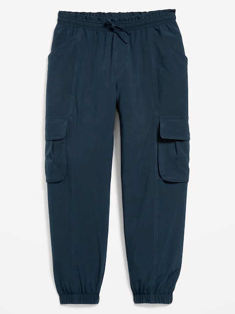 High-Waisted StretchTech Performance Joggers for Girls