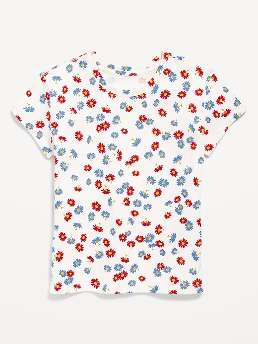 View large product image 1 of 1. Printed Softest Short-Sleeve T-Shirt for Girls