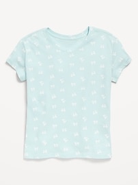Image number 1 showing, Printed Softest Short-Sleeve T-Shirt for Girls