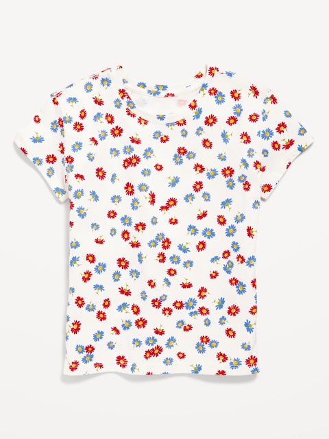 Printed Softest Short-Sleeve T-Shirt for Girls