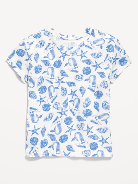 Printed Softest Short-Sleeve T-Shirt for Girls