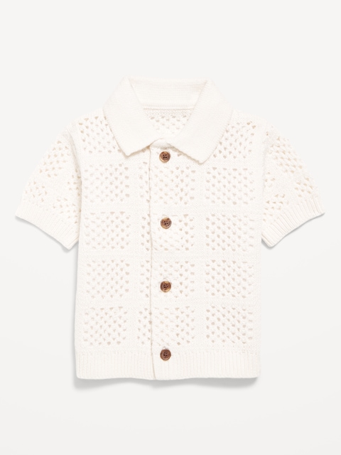 Chemise en tricot au crochet pour bébé