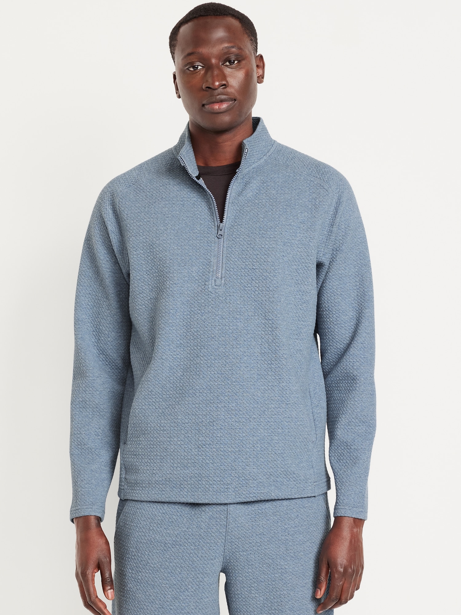 Dynamic Fleece Textured Half Zip