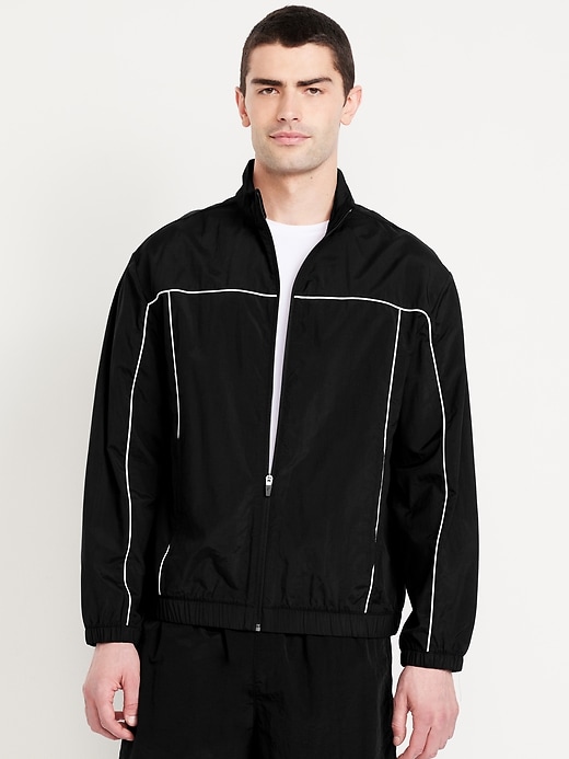 Image number 1 showing, Nylon Track Jacket