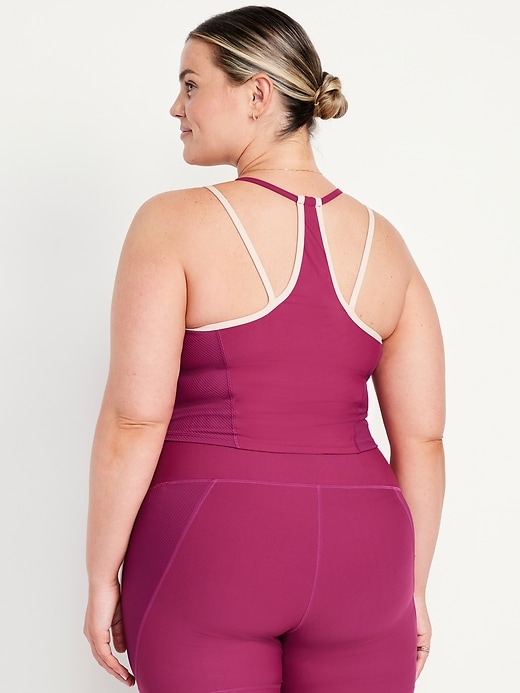 Image number 8 showing, Light Support PowerSoft Longline Sports Bra