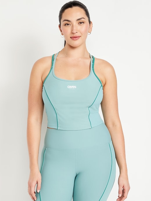Image number 4 showing, Light Support PowerSoft Longline Sports Bra