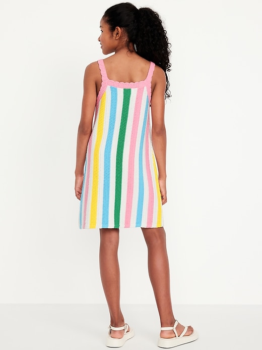 View large product image 2 of 4. Printed Sleeveless Sweater-Knit Dress for Girls