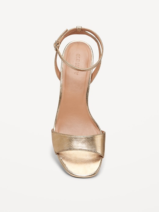 Image number 7 showing, The Occasion by Old Navy Ankle Strap Sandals