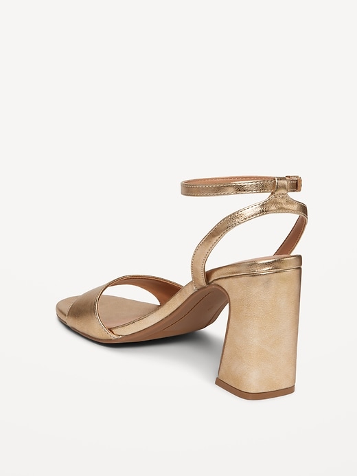 Image number 5 showing, The Occasion by Old Navy Ankle Strap Sandals