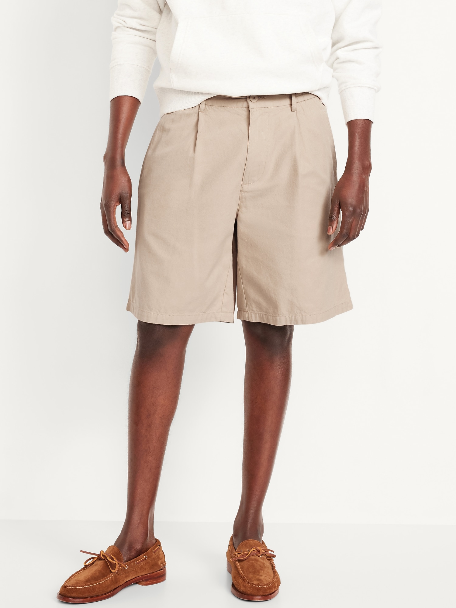 Baggy Bermuda Shorts -- 9-inch inseam