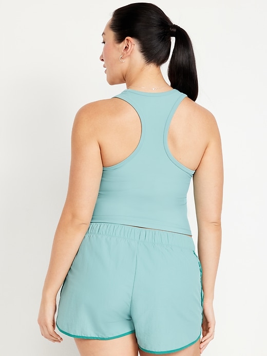 Image number 6 showing, PowerSoft Racerback Cropped Shell Tank