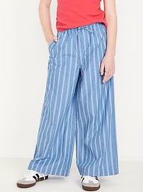 Image number 1 showing, Lighweight Printed Poplin Pants for Girls