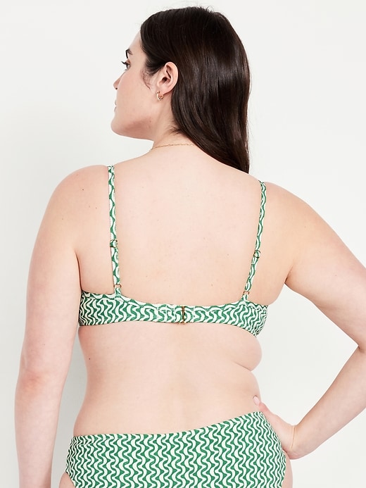 Image number 6 showing, Textured Underwire Balconette Swim Top