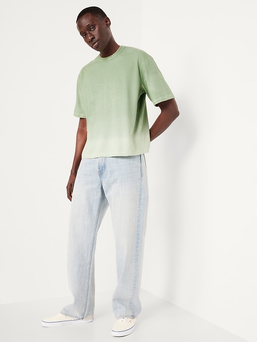 Image number 3 showing, Garment-Dyed Cropped T-Shirt