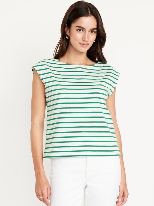Image number 1 showing, Striped Mariner Top