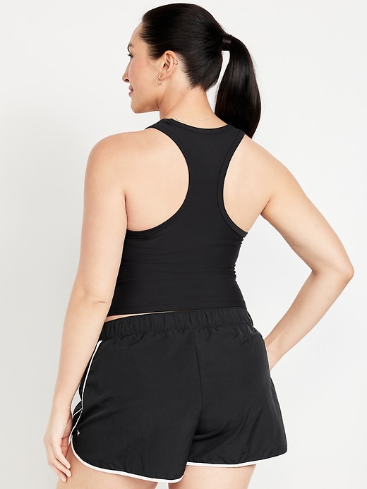 Image number 6 showing, PowerSoft Racerback Cropped Shell Tank