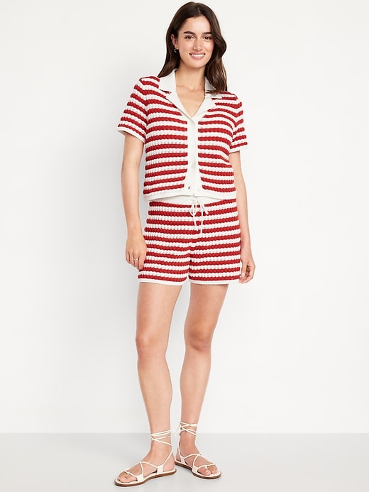 Image number 1 showing, Crochet Shorts -- 3.5-inch inseam