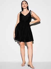 The Occasion by Old Navy Fit & Flare Taffeta Cami Mini Dress