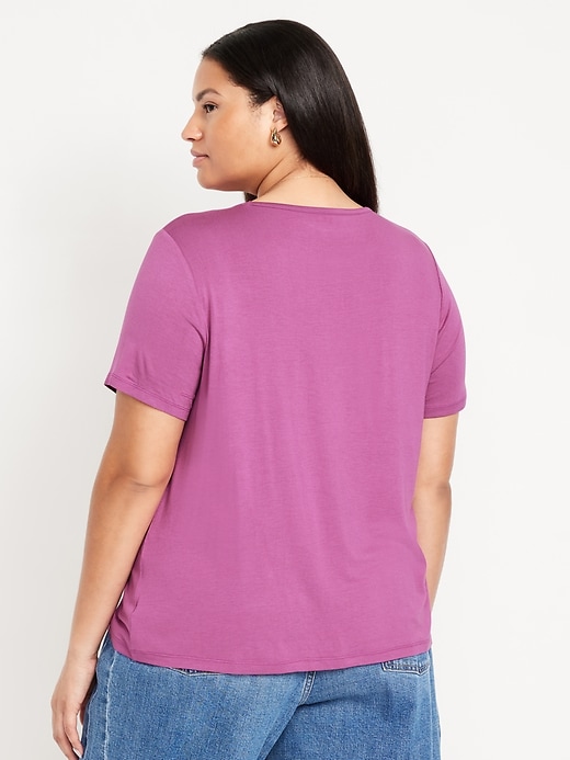 Image number 7 showing, Luxe Crew-Neck T-Shirt