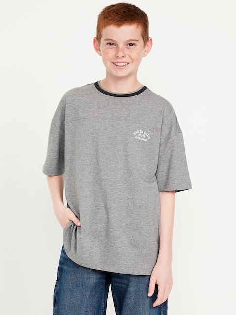 Oversized Short-Sleeve T-Shirt for Boys