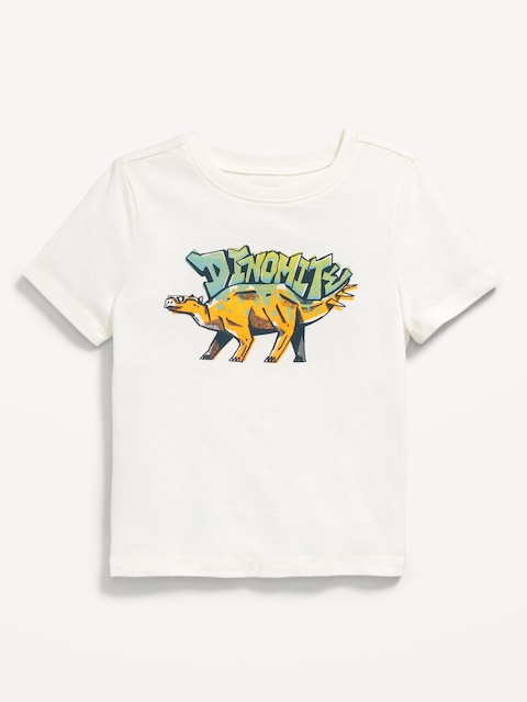Short-Sleeve Graphic T-Shirt for Toddler Boys - White