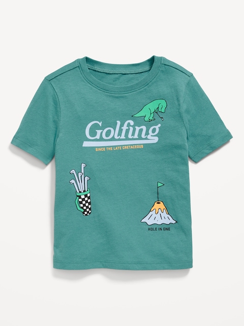 T-shirt à imprimé à manches courtes pour tout-petit garçon - Vert