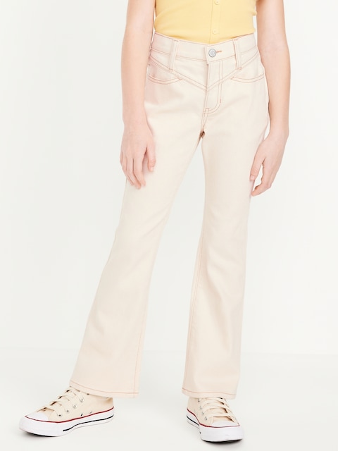 High-Waisted Flare-Leg Jeans for Girls