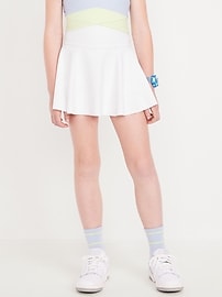 Image number 1 showing, High-Waisted PowerSoft Skort for Girls