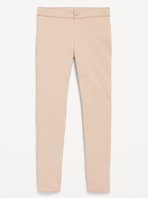 View large product image 1 of 8. School Uniform Ponte-Knit Jeggings for Girls