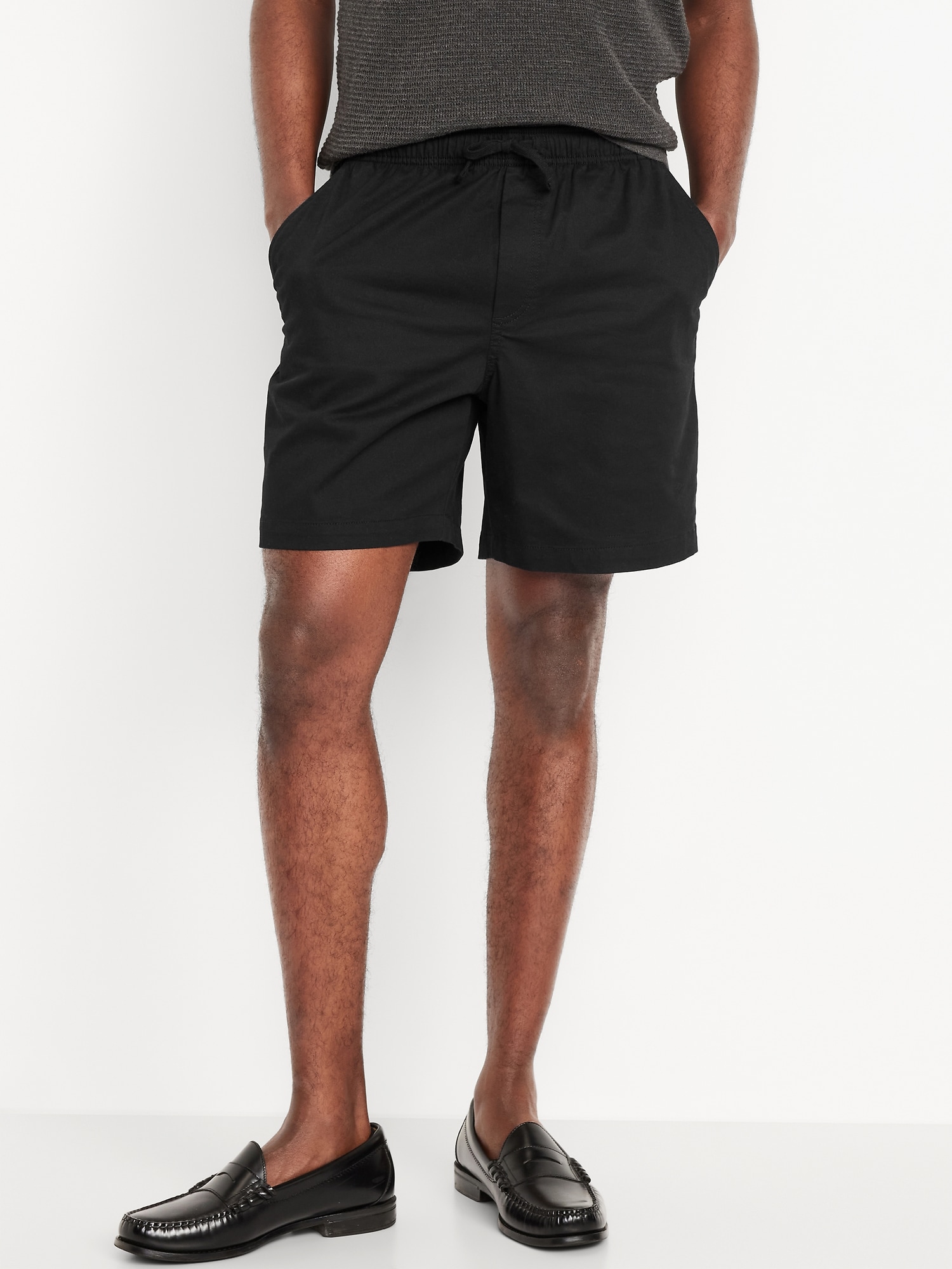 Twill Jogger Shorts -- 7-inch inseam