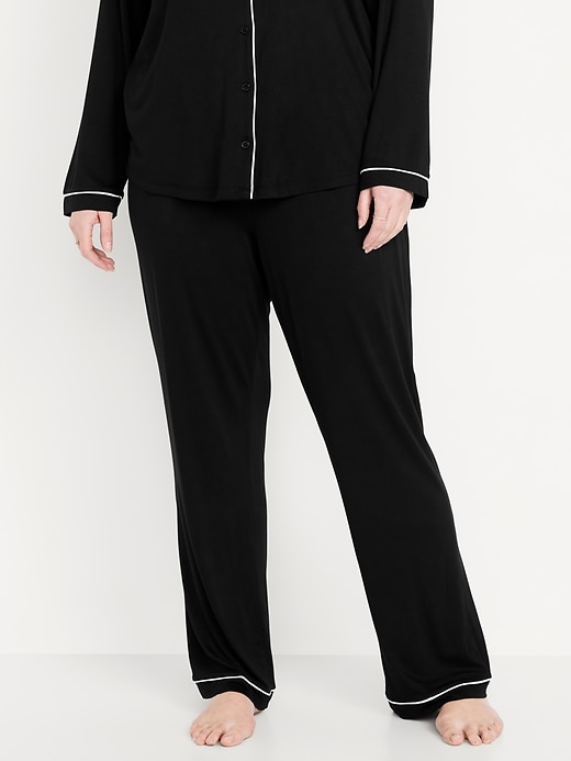L'image numéro 5 présente Pantalon en tricot de jersey Grasse matinée