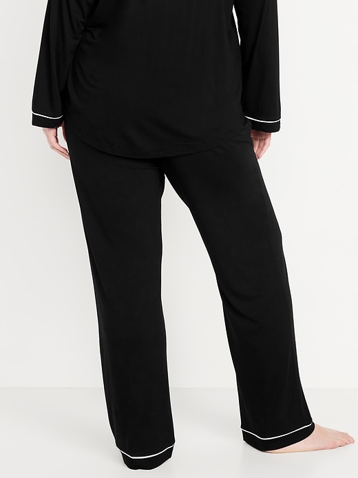 L'image numéro 6 présente Pantalon en tricot de jersey Grasse matinée